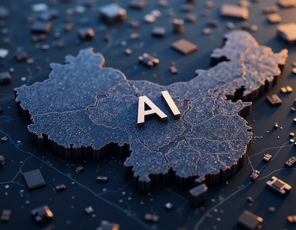 중국의 AI 산업을 표현한 AI 생성 이미지 / 플럭스