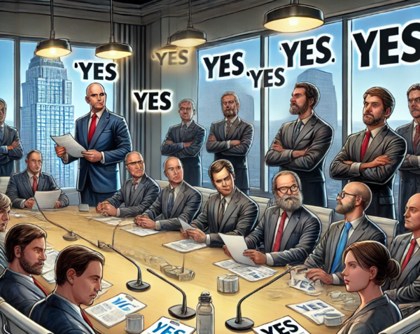 주요 보험사 사외이사들이 억대 연봉을 받으면서도 전체 이사회 안건에 반대한 표결은 단 한 건에 그친 것으로 나타났다 / DALL-E