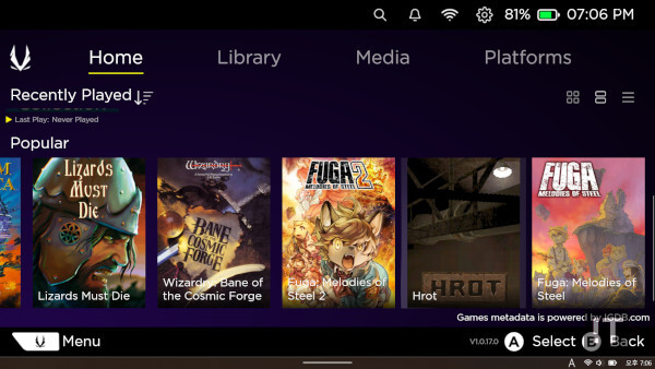 조텍 게이밍 존의 사용 편의를 위한 ‘원 런처’ 실행 모습 / 권용만 기자