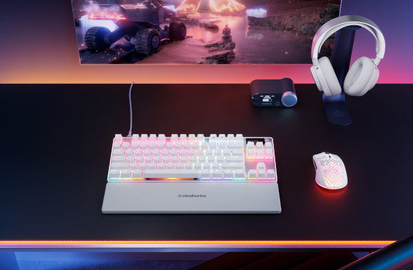 스틸시리즈 ‘에이펙스 프로 TKL Gen 3 화이트’ 게이밍 키보드 / 스틸시리즈