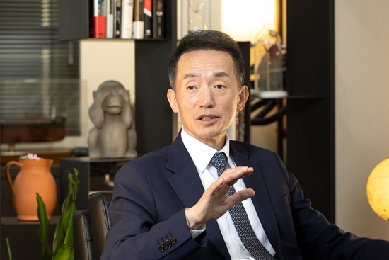 임재택(사진) 한양증권 대표는 31일 서울 여의도 본사에서 열린 제70기 정기 주주총회에서 주주가치 제고 방안에 대해 단순히 주가를 부양하기보다는 내재가치를 확대할 것이라고 전했다. / 한양증권  