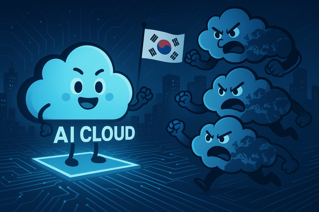 국내 공공 클라우드 시장 관련 이미지 / 챗GPT DALL·E