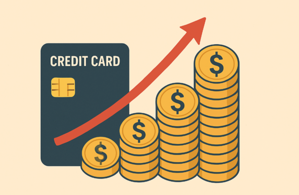 신용카드 연체액이 불과 3년 만에 1조원 넘게 불어난 것으로 나타났다 / DALL-E