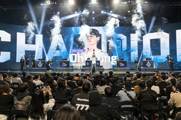 넷마블 나 혼자만 레벨업: 어라이즈 챔피언십 2025 경기 현장 전경. / 넷마블