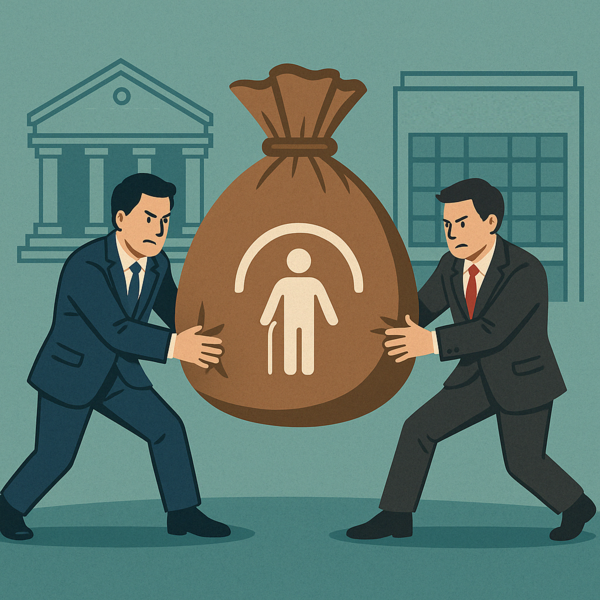 퇴직연금 실물이전 제도가 시행된지 6개월이 지났다./DALLE