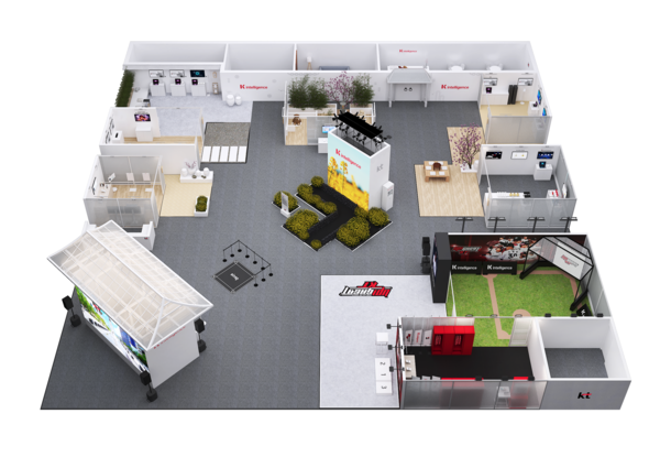 KT 월드IT쇼 2025 전시부스 조감도. / KT