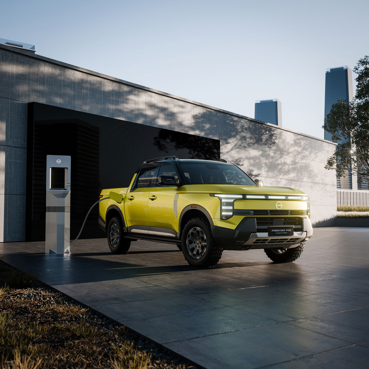 닛산 브랜드 최초의 플러그인 하이브리드 픽업트럭 '프론티어 프로'. / 닛산