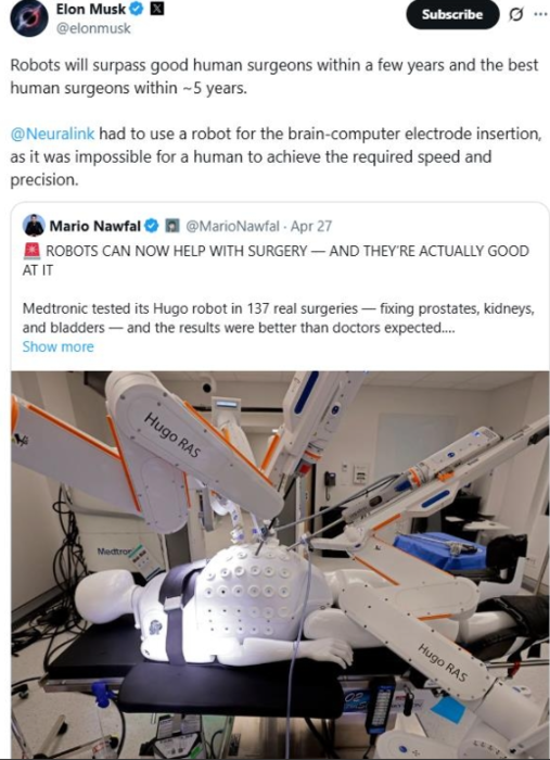 일론 머스크가 엑스에 올린 게시글 / 일론 머스크 SNS 캡쳐 