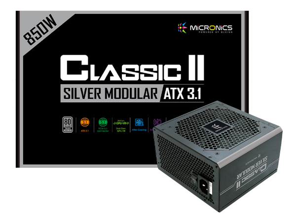 한미마이크로닉스 클래식 II 실버 모듈러 ATX 3.1 850W 파워서플라이 / 한미마이크로닉스