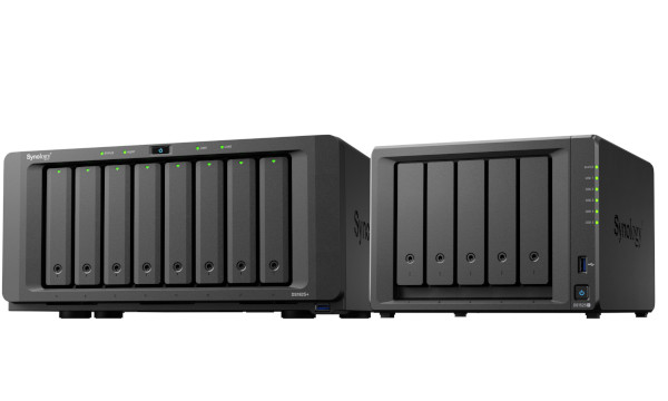시놀로지 디스크스테이션 DS1825+(좌), DS1525+(우) / 권용만 기자