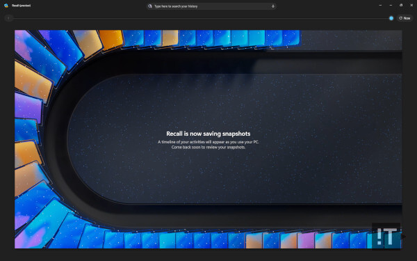 코파일럿+PC의 ‘리콜’ 기능 초기 실행 화면 / 권용만 기자