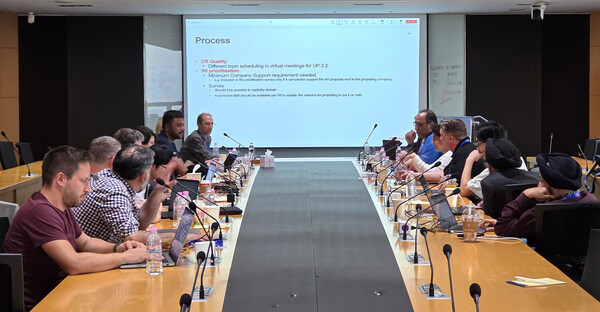 세계이동통신사업자연합회(GSMA) 리치 커뮤니케이션 서비스(RCS·Rich Communication Services) 그룹  표준화 회의가 실제 진행되고 있다. / SK텔레콤