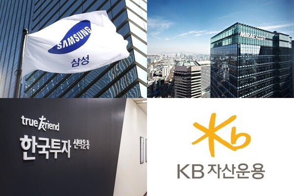 22일 금융투자협회에 따르면 상장지수펀드(ETF) 순자산 상위 9개 자산운용사의 1분기 집합투자기구(펀드)운용보수 수익은 총 2910억원으로 전분기(2936억원) 대비 0.9% 감소했다. / 조선DB