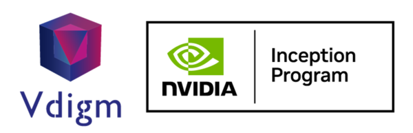 브이다임(대표 김영완)이 엔비디아(NVIDIA)와 중소벤처기업부가 공동 추진하는 ‘2025 글로벌 기업 협업 프로그램(엔업)’에 선정됐다. / 브이다임