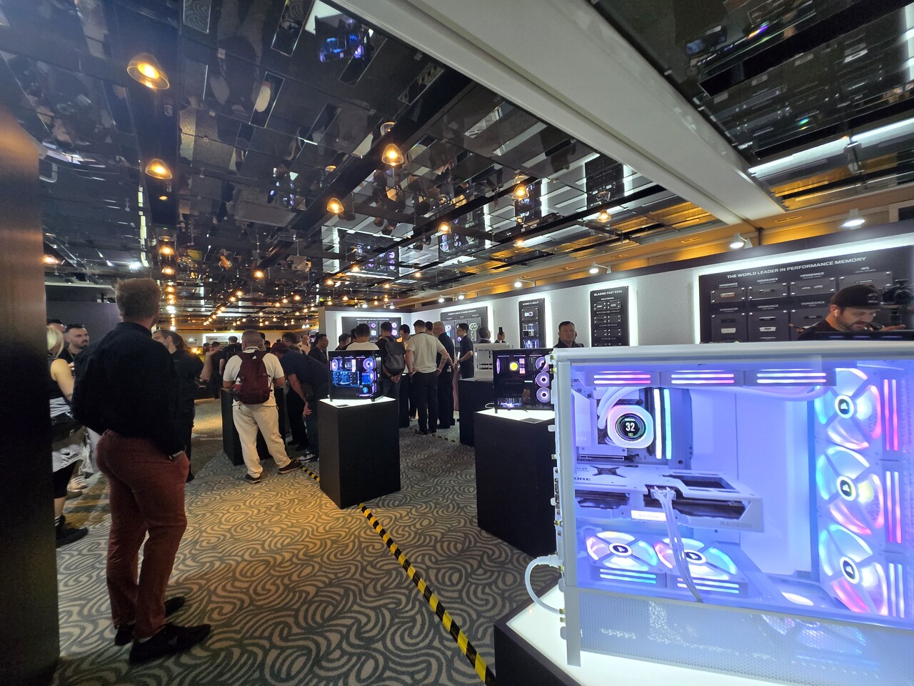 커세어(CORSAIR) 컴퓨텍스 2025 부스 전경. / 타이베이=홍주연 기자