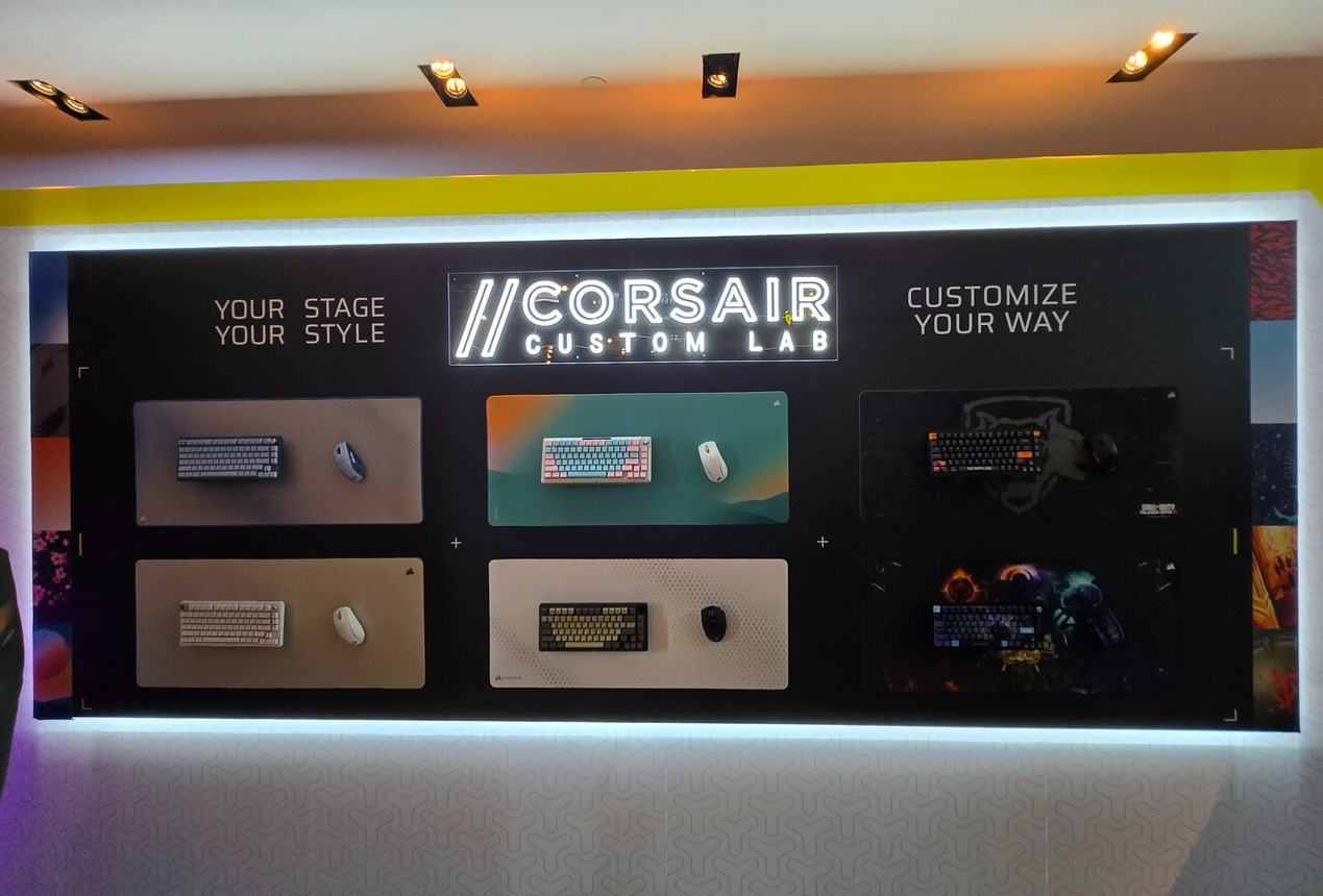 커세어 커스텀 랩. / 타이베이=홍주연 기자