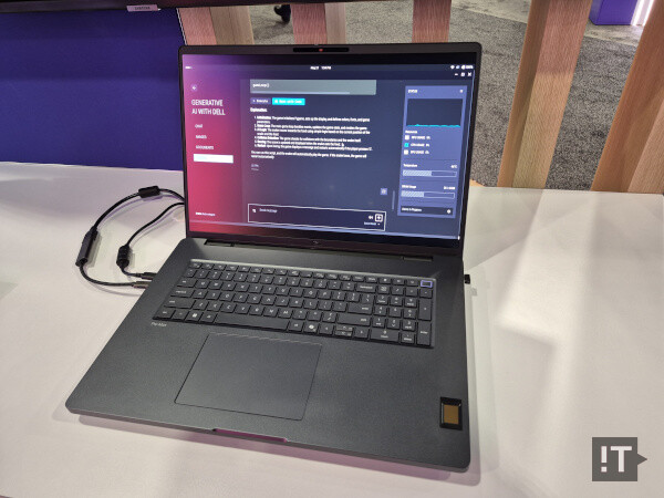 퀄컴 AI 100 PC 추론 카드 탑재 델 프로 맥스 플러스 랩톱 / 권용만 기자