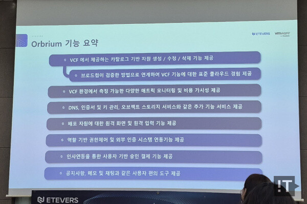 ‘오브리움’의 주요 특징 / 권용만 기자