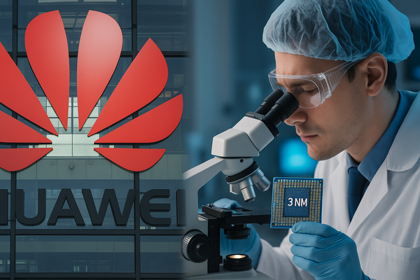 챗GPT로 생성한 화웨이가 3나노 칩 개발을 하고 있는 모습. 