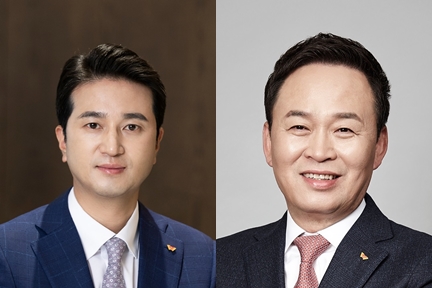 추형욱 SK이노베이션 신임 대표이사(왼쪽)와 장용호 SK이노베이션 신임 총괄사장 / SK이노베이션