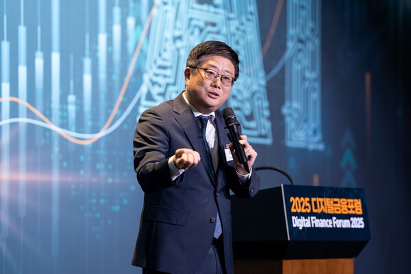 이승준 삼성증권 세무전문위원이 17일 여의도 FKI 타워 컨퍼런스 센터 그랜드볼룸에서 개최된 ‘디지털금융포럼 2025’에서 수익률 극대화를 위한 투자 절세 방안을 발표했다. / IT조선