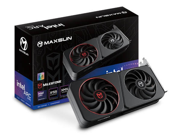 MAXSUN Arc B580 Milestone D6 12GB 그래픽카드 / 코잇