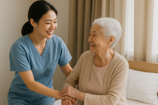 금융지주 계열 보험사들이 요양시장에 진출하고 있다 / DALL-E