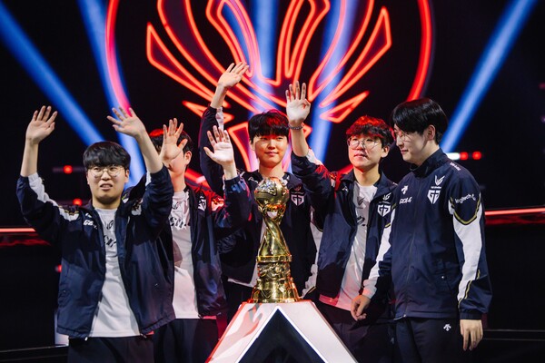 2025 MSI 우승을 차지한 젠지. / 라이엇 게임즈