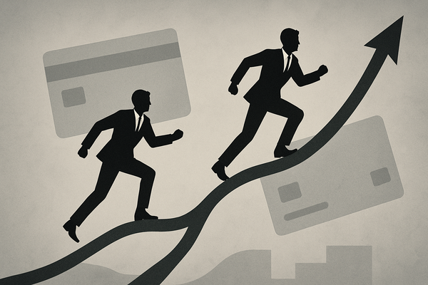 삼성카드가 신용판매 부문에서도 선두 신한카드를 바짝 추격하고 있다 / DALL-E