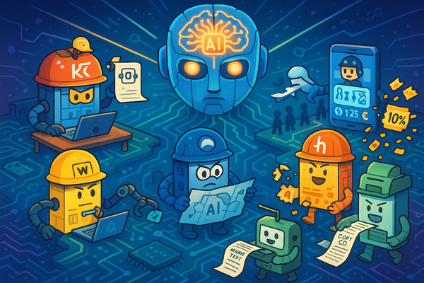 카드사들이 인공지능(AI) 역량 강화에 힘을 싣고 있다 / DALL-E