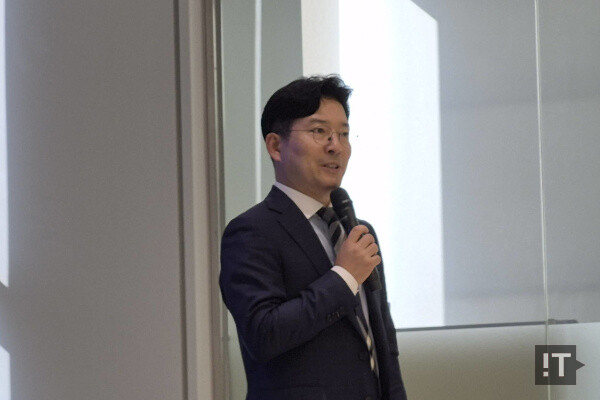 DaaS 지원분과위원회 위원장을 맡은 최백준 틸론 대표 / 권용만 기자