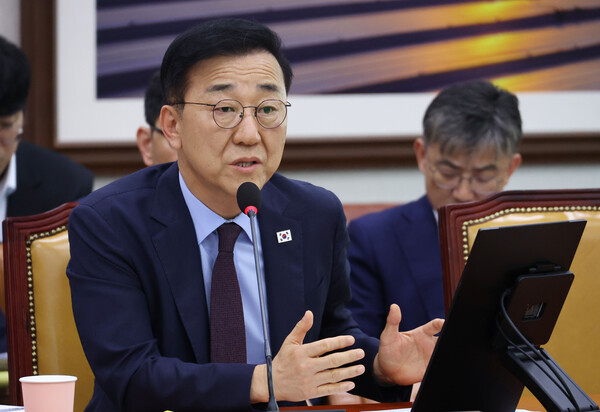 김윤덕 국토교통부 장관 후보자가 29일 오후 서울 여의도 국회 국토교통위원회에서 열린 인사청문회에서 의원 질의에 답하고 있다. / 뉴스1