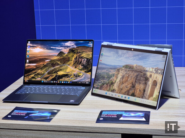 윈도11 24H2가 기본 탑재된 HP 엘리트북 울트라 G1i(좌), HP 엘리트북 X 플립 G1i(우) / 권용만 기자