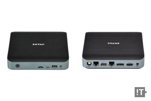 조텍 ZBOX 엣지 CI343 전, 후면 모습 / 권용만 기자