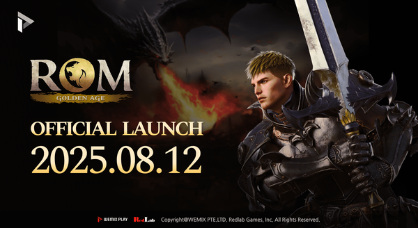 위메이드는 위메이드 블록체인 게임 플랫폼 ‘위믹스 플레이’에 온보딩 된 웹3 MMORPG ‘롬: 골든 에이지’가 12일 전 세계 170여 개국(한국·중국·싱가포르 제외)에서 정식 서비스를 시작했다고 밝혔다. / 위메이드