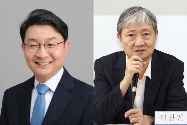 (왼쪽부터)금융위원장 후보로 지명된 이억원 전 기획재정부 1차관, 신임 금융감독원장 후보인 이찬진 변호사