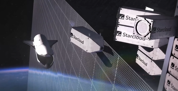 구글과 스타클라우드가 계획하고 있는 우주 데이터센터의 모습 / 스타클라우드