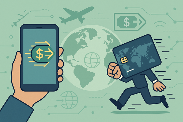 카드사들이 한때 미래 먹거리로 주목했던 해외송금 사업에서 잇따라 발을 빼고 있다 / DALL-E
