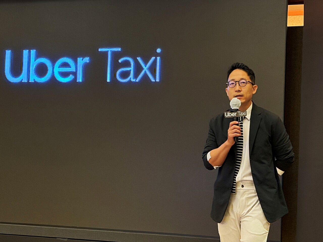 송진우 우버 택시 코리아 총괄. / 허인학 기자