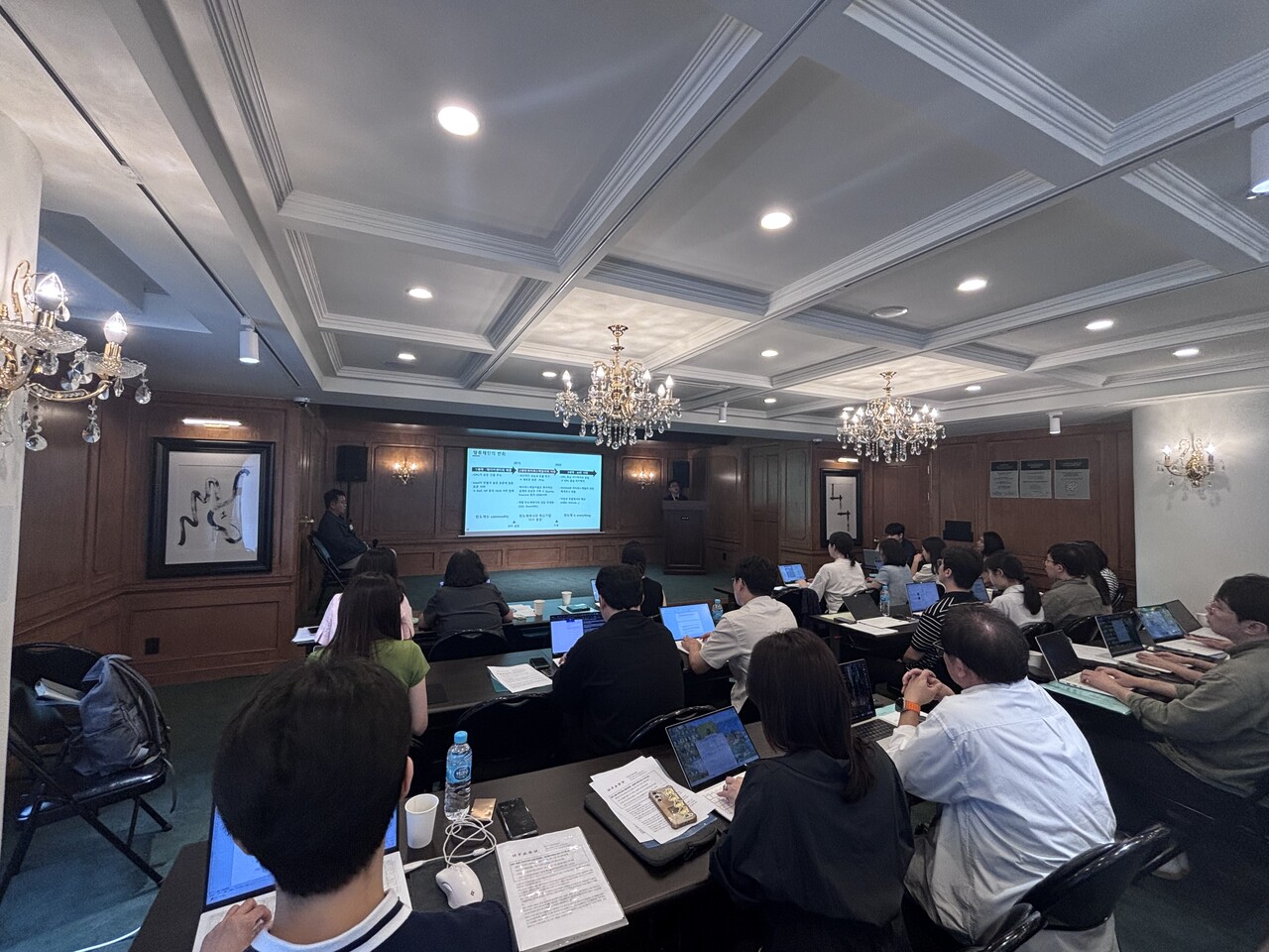 창립 10주년을 맞아 27일 서울 종로구 클럽806에서 열린 파두 기자간담회 모습 / 이광영 기자