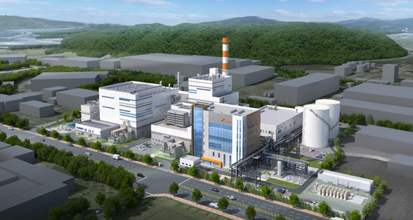 SK 멀티유틸리티(MU) 액화천연가스(LNG) 열병합 발전소. / SK