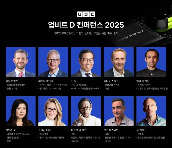 ‘업비트 D 컨퍼런스 2025(UDC 2025)’  주요 연사 라인업 / 두나무