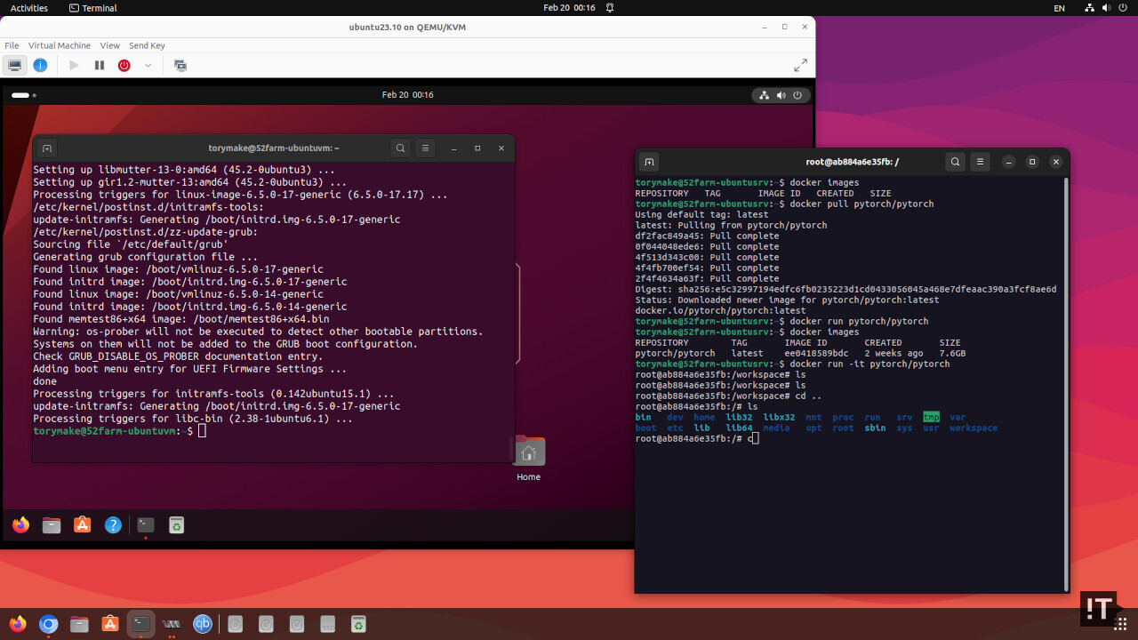 리눅스에서도 그래픽 인터페이스에 원격 데스크톱을 쓰면 관리 부담도 적다. / 권용만 기자