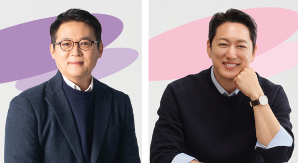 재능문화 'Heartpool : 하트풀'특강에 나서는 김경일 교수(왼쪽), 한석준 아나운서(오른쪽) / 재능교육