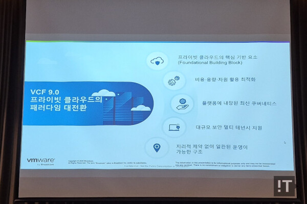 VCF 9.0의 주요 특징 / 권용만 기자