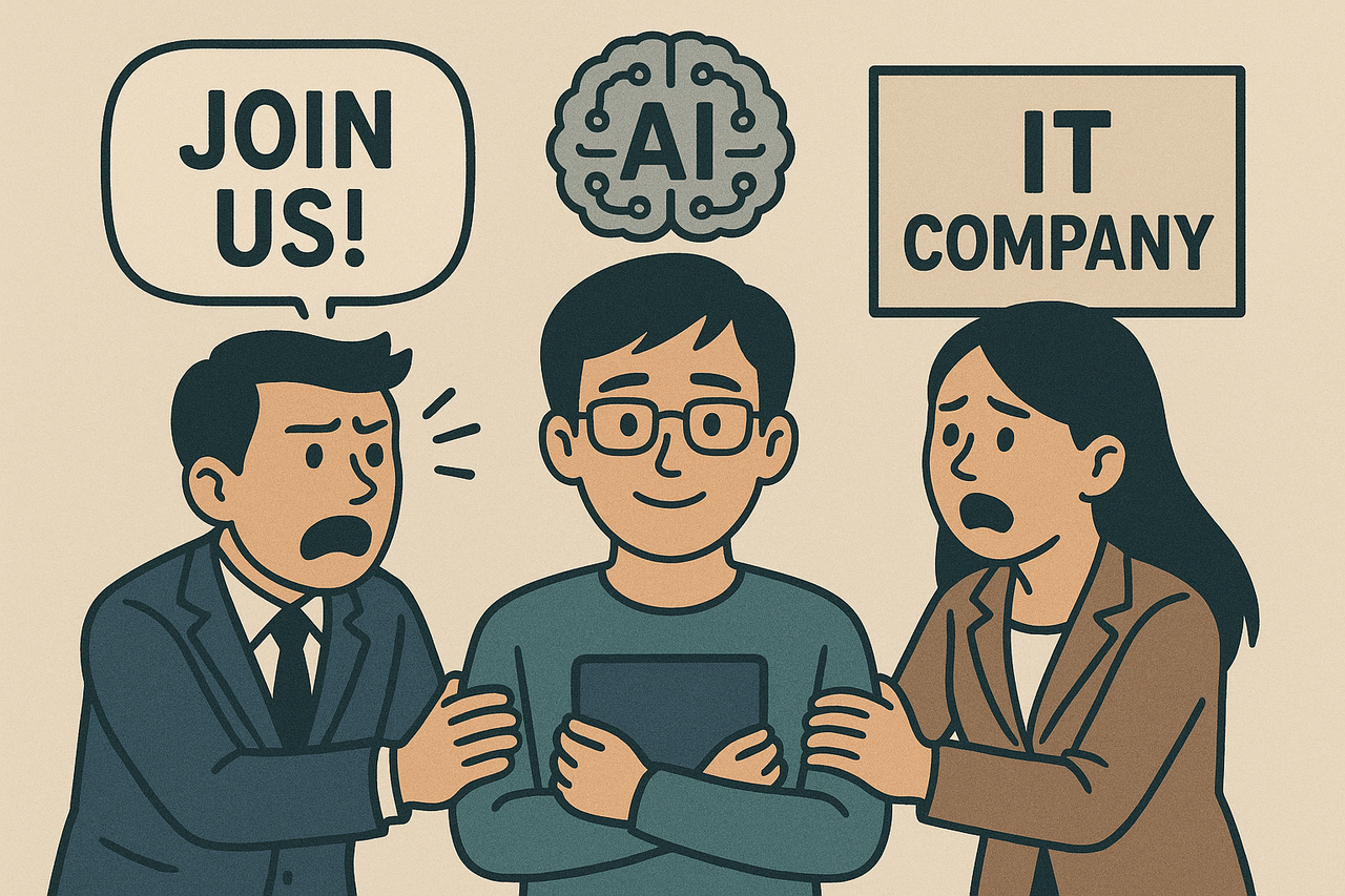 생성형 인공지능(AI) 경쟁이 격화되며 AI 인재를 영입하기 위한 움직임도 거세지고 있다. / DALL·E