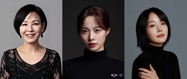 왼쪽부터 이상숙, 배윤경, 문지인 배우 / 파이브앵글엔터테인먼트, 프레인TPC, 심스토리(주) 
