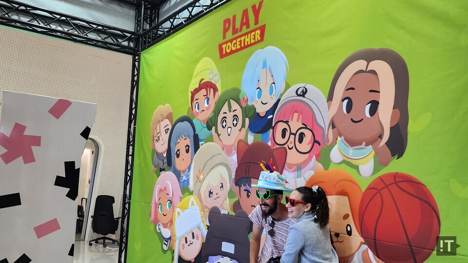 해긴 플레이투게더 부스 전경. / 변인호 기자