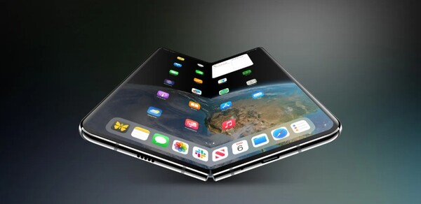 아이폰 폴드(폴더블 아이폰) 랜더링 이미지. / 나인투파이브맥