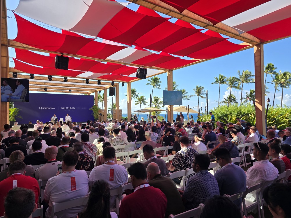 25일(현지시각) 미국 하와이 하얏트 리젠시 마우이 리조트에서 열린 스냅드래곤 서밋 2025 3일차 CEO 대담 전경 / 공동취재단